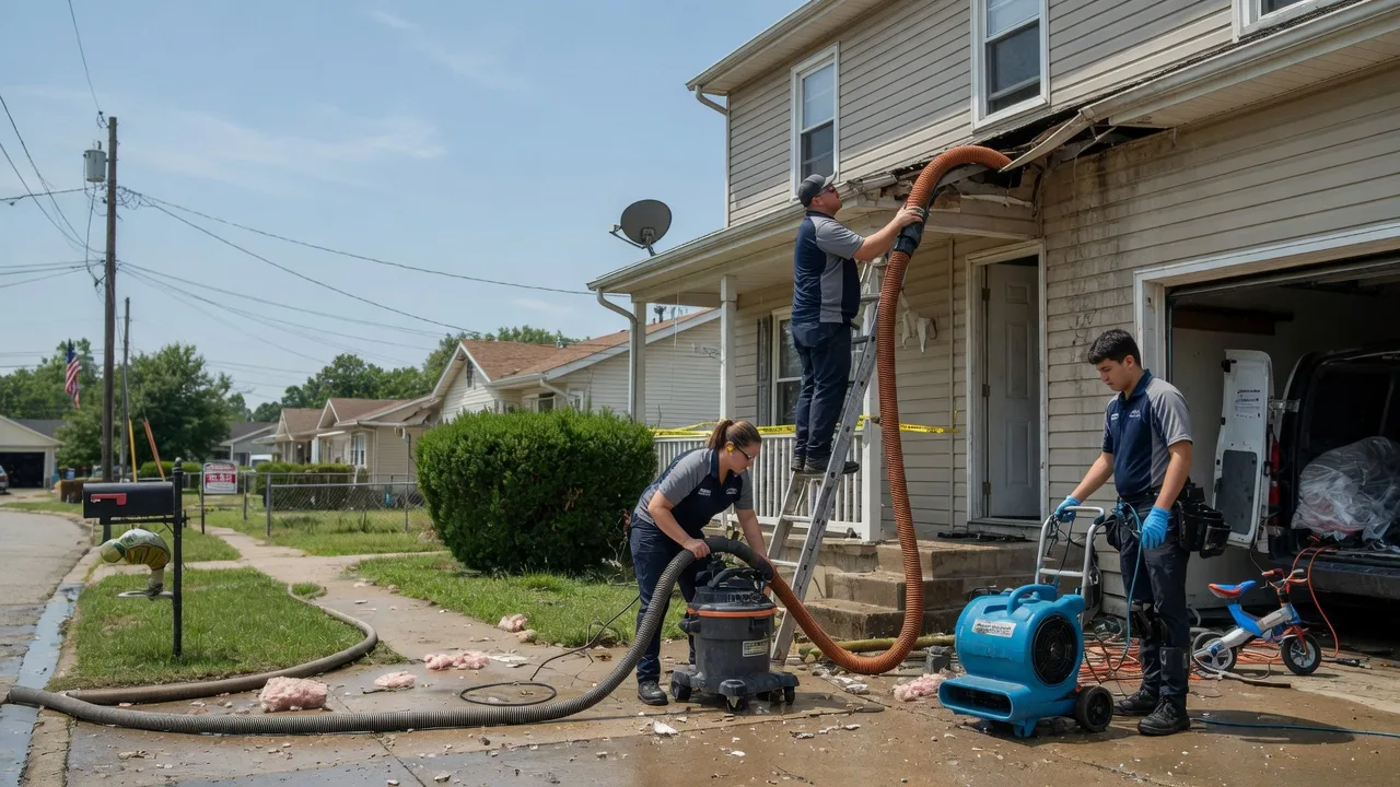 Water Damage Restoration in La Harpe, IL near me